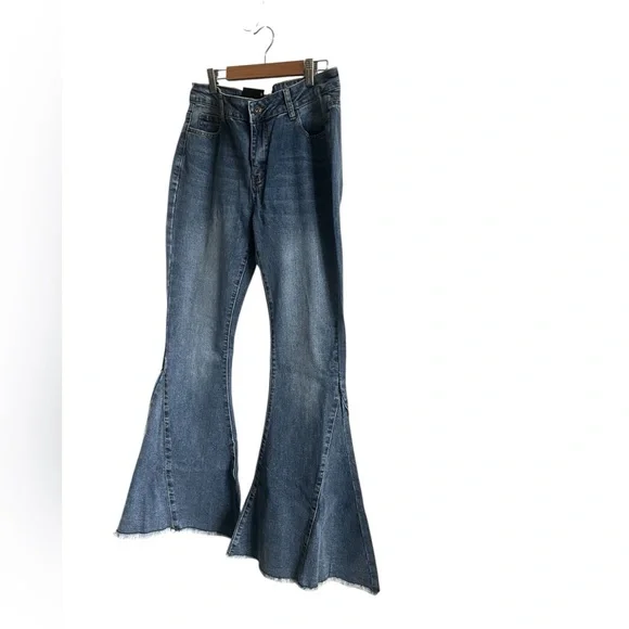 Lucky & Blessed MID Wash Flare Jeans - Picture 5 of 16